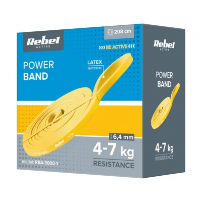 Latexová posilňovacia guma Power Band - LV-1 4-7 kg