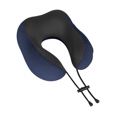 Cestovný vankúš z pamäťovej peny, Modrý | Ergonomický