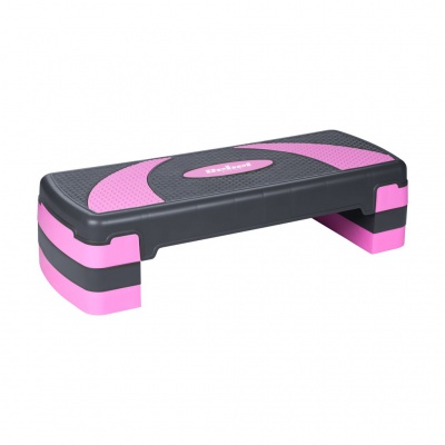Fitness stepper 78 cm, Fialový | 3 úrovne nastavenia výšky