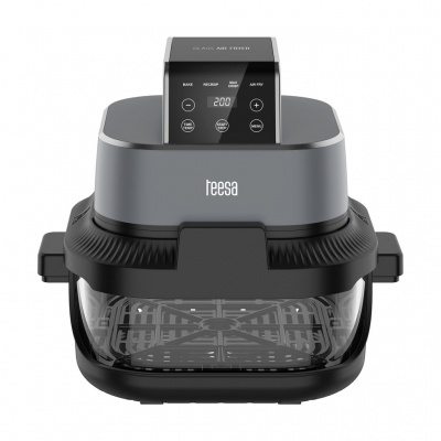 Teplovzdušná beztuková fritéza TEESA GLASS AIR FRYER 4L, 1,5 L