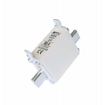 Nožová poistka NH00C gG 80A/500V OMU krátka