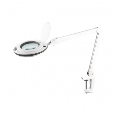 Dielenská lampa s lupou Rebel 5D 10W, 6500 K