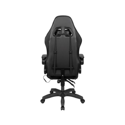 Herné masážne kreslo Warrior GX-150 Kruger&Matz čierne LED