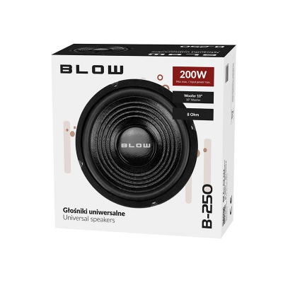 Basový reproduktor BLOW B-250 10" 200W 8Ohm