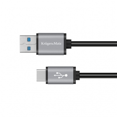 Kábel USB konektor 3.0V – konektor typu C 5 Gbps 1m Kruger&Matz