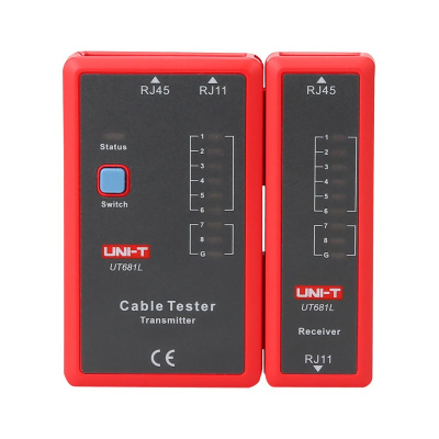 Tester sieťových káblov UT681L, RJ45/RJ11 Uni-T