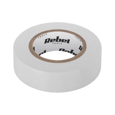 Páska izolačná REBEL (0,13mm x 19mm x 18,30m) biela