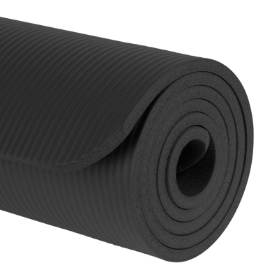 Gymnastická podložka 183x61 cm, Čierna | Na cvičenie a jogu