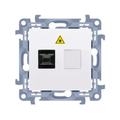 Optická zásuvka SC/APC Simon 10 modul biela