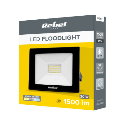 LED Reflektor 20W 3000K Rebel