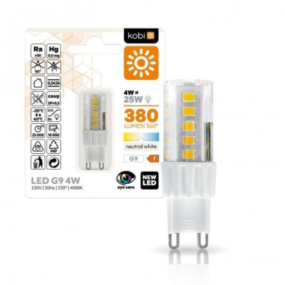 Žiarovka LED G9 4W 4000K 350LM