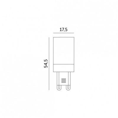 Žiarovka LED G9 4W 4000K 350LM