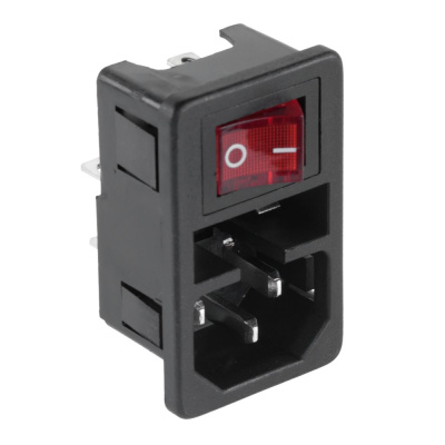 Sieť. zástrčka 230V + spínač na panel