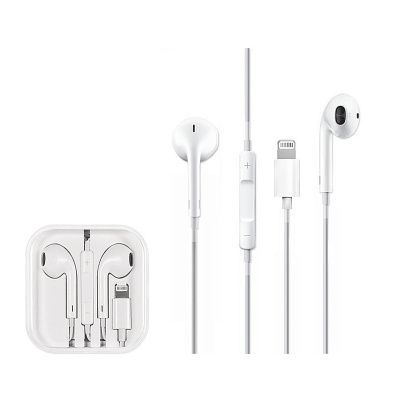 Slúchadlá s mikrofónom pre iPhone  Apple Lightning