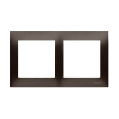 Rámik dvojnásobný Simon 54 premium hnedý
