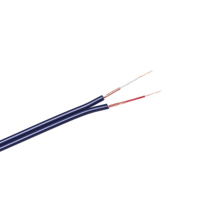 Kábel tienený 2x4mm-modrý (100m)