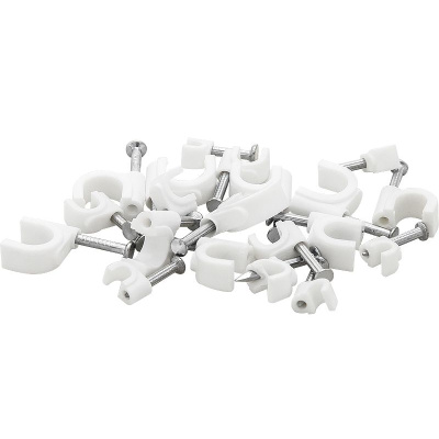 Prichytka kábla 10mm biela (100ks)