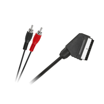 Kábel SCART - RCA 2x, 5m