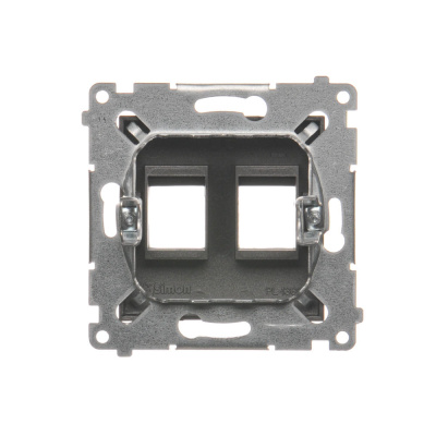 Kryt zásuvky 2x RJ45/RJ12 Simon 54 premium antracit