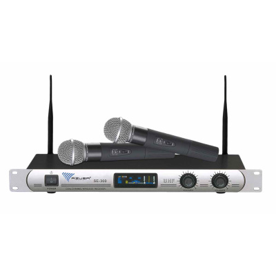 Mikrofon bezdrôtový UHF SE-300 2-kanal.