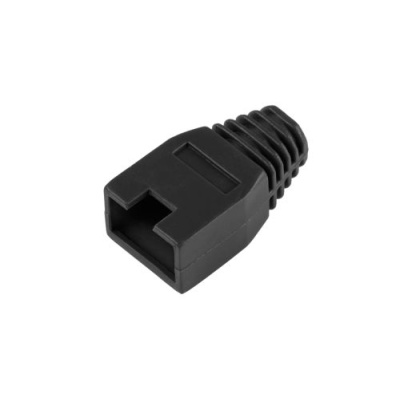 Kryt na konektor 8P8C (RJ45) čierny (50ks)