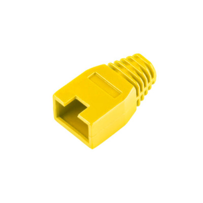Kryt na konektor 8P8C (RJ45) žltý (50ks)