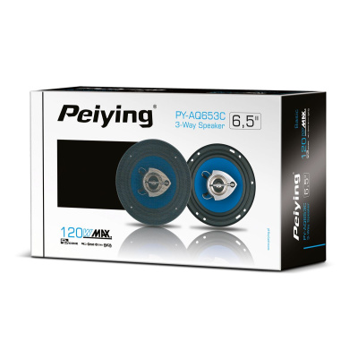 Auto reproduktory Peiying PY-AQ653C  6,5" koaxiálne 120W