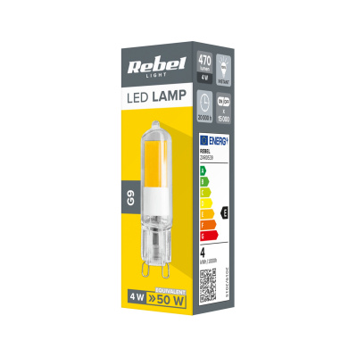Žiarovka LED G9 4W 4000K 450LM 230V Rebel