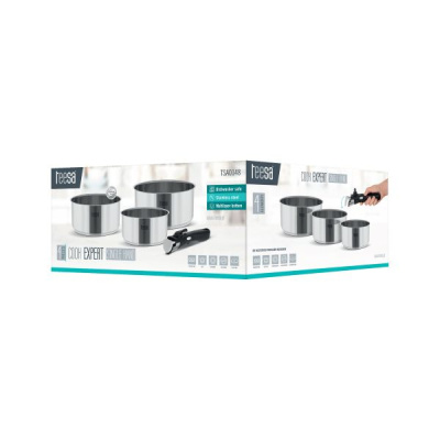 Sada hrncov s odnímateľnou rukoväťou TEESA