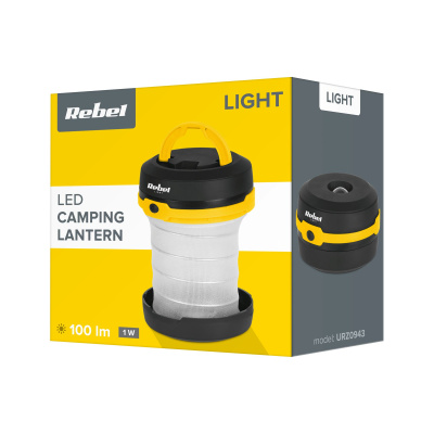 LED kempingová skladacia lampa 2W Rebel