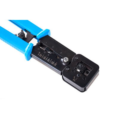 Kliešte krimpovacie RJ45/RJ12/RJ11 pre konektory Pass Through