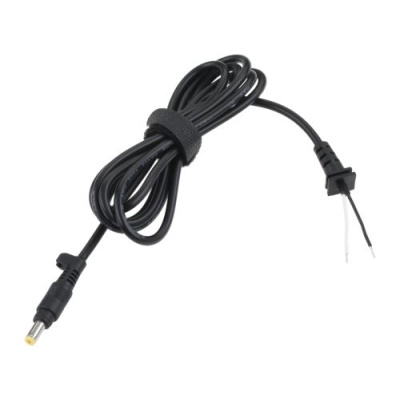 Konektor s káblom 4,8/1,7 (19,5V/2,5A) žltý
