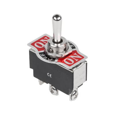 Prepínač páčkový KN3(B)-123 3pin vrátny