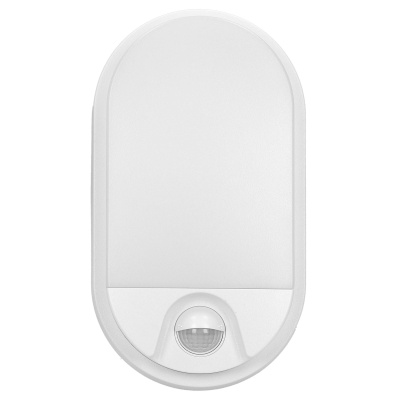 LED svietidlo NEFRYT, 10W, senzor pohybu, IP54, 4000K, biele