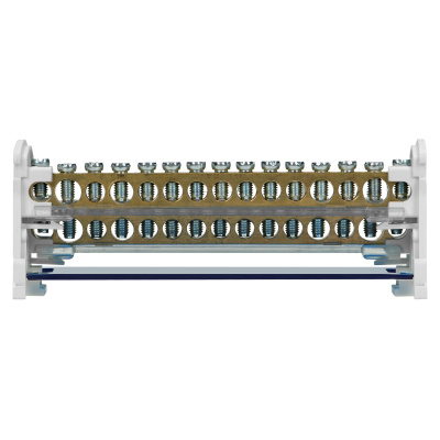 Svorkovnica na DIN lištu 2 radová 15 PIN 11x6mm + 4x16mm