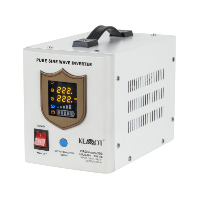 Záložný zdroj  PROsinus-500 12V 230V 500VA/300W KEMOT biely