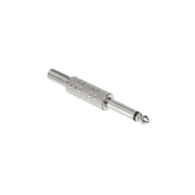 Konektor Jack 6,3mm mono kovový