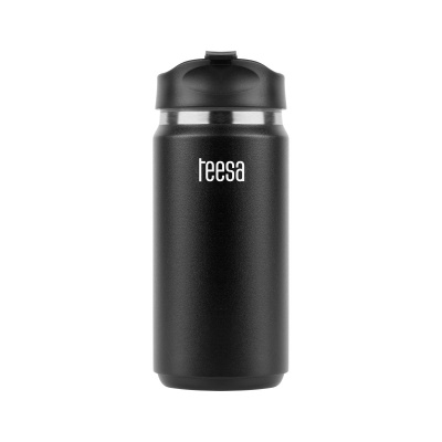 Termohrnček TEESA 350ml čierny