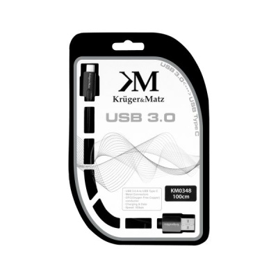 Kábel USB 3.0V - USB typ C 5G 1m  Kruger&Matz