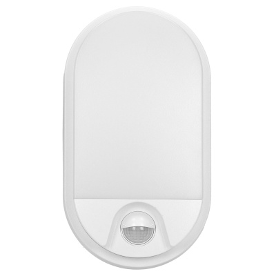 LED svietidlo NEFRYT, 15W, senzor pohybu, IP54, 4000K, biele