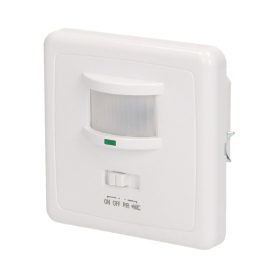 Detektor pohybu a zvuku PIR 160st. 230V, na stenu