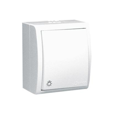Tlačidlo spínacie Simon Aquarius IP54 svetlo biely