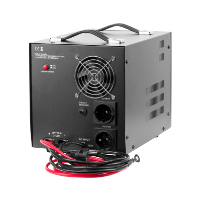 Záložný zdroj  PROsinus-2000 24V 230V 2000VA/1400W KEMOT čierny