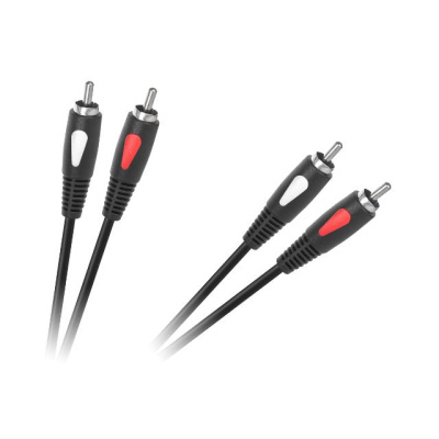Kábel RCA 2x - RCA 2x, 1m  Eco-line