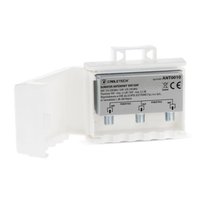 Anténny zlučovač-sumator VHF/UHF power pass