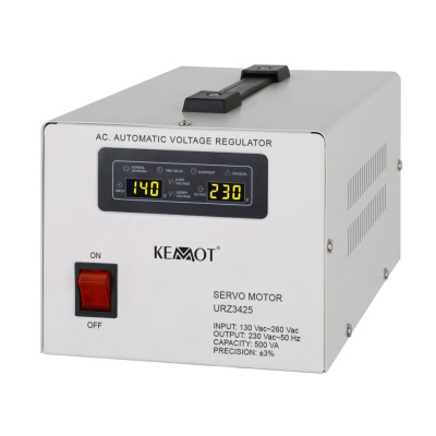 Automatický stabilizátor napätia KEMOT MSER-500 VA, servomotor