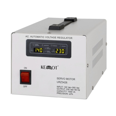 Automatický stabilizátor napätia KEMOT MSER-1000 VA, servomotor