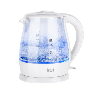 Rýchlovarná kanvica TEESA 1L 1630W biela