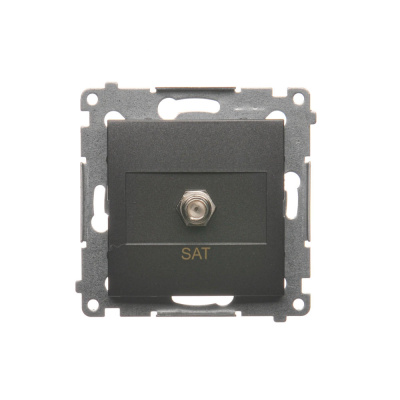 Zásuvka 1 x SAT "F" Simon 54 premium modul antracit