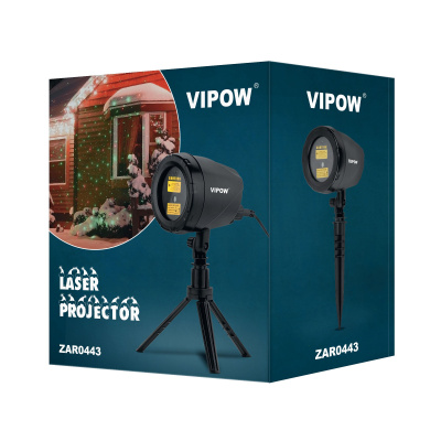 Projektor laserový vianočný